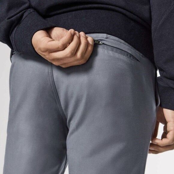 Lululemon Commission Pant Classic *Qwick Chino 34" Horn Gray Men’s  M5414S - Picture 2 of 15